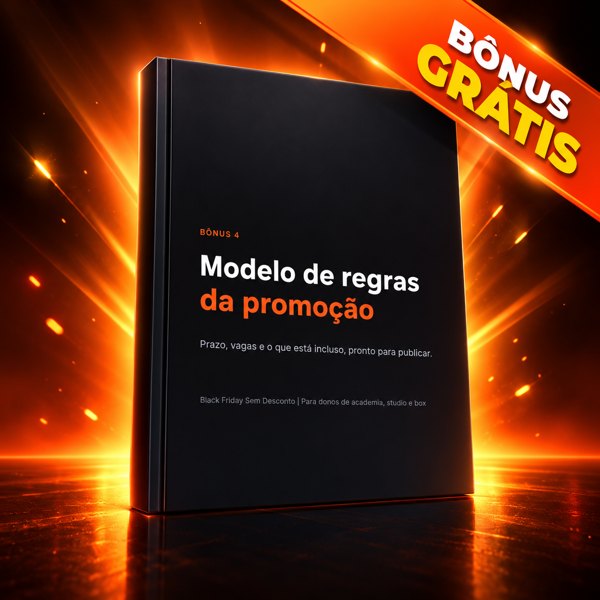 Capa do bônus 4: Modelo de regras da promoção